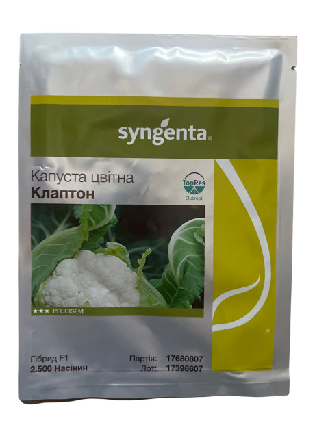 КЛАПТОН F1 / CLAPTON F1 2 500 насінин - Капуста Цвітна, Syngenta