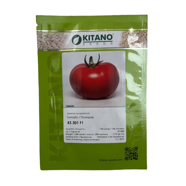 КС 301 F1 / KS 301 F1 100 семян — Томат Индетерминантный, Kitano Seeds