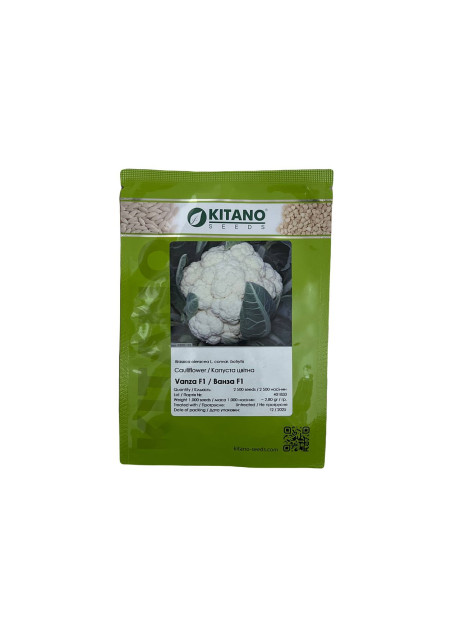 ВАНЗА F1 (KS 35) / VANZA F1 (KS 35) 2 500 насінин — Капуста Цвітна, Kitano Seeds
