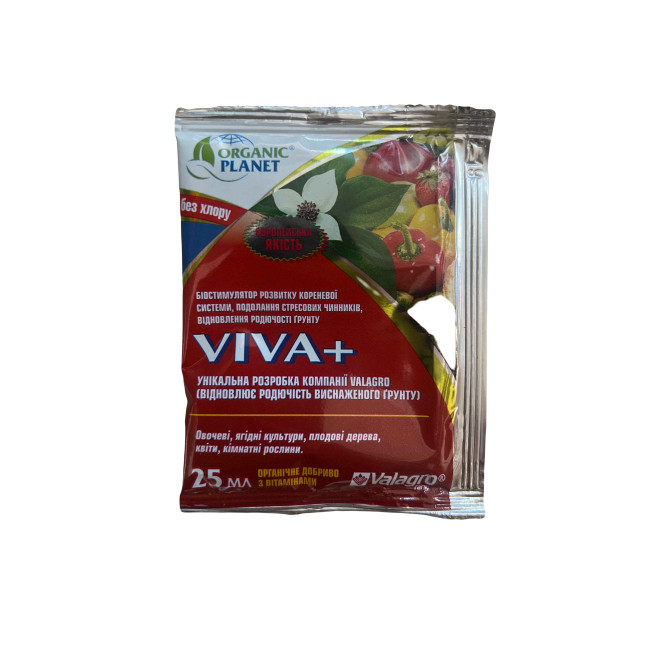 Viva (Вива), Органическое удобрение, Биостимулятор, 25 г, Valagro