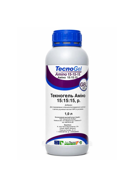 Удобрение Текногель Амино 15-15-15 / TecnoGel Amino 15-15-15 1 л