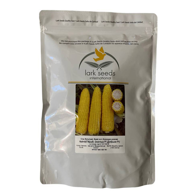 ДОБРЫНЯ F1 / DOBRYNJA F1 2 500 семян - Кукуруза Сахарная, Lark Seeds