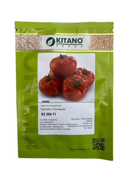 КС 206 F1 / KS 206 F1 100 семян — Томат Индетерминантный, Kitano Seeds
