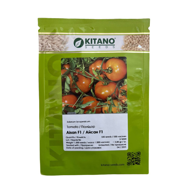 АЙСАН ( КС 18 ) F1 / AYSAN ( KS 18 ) F1 500 - Томат Детермінантний, Kitano Seeds
