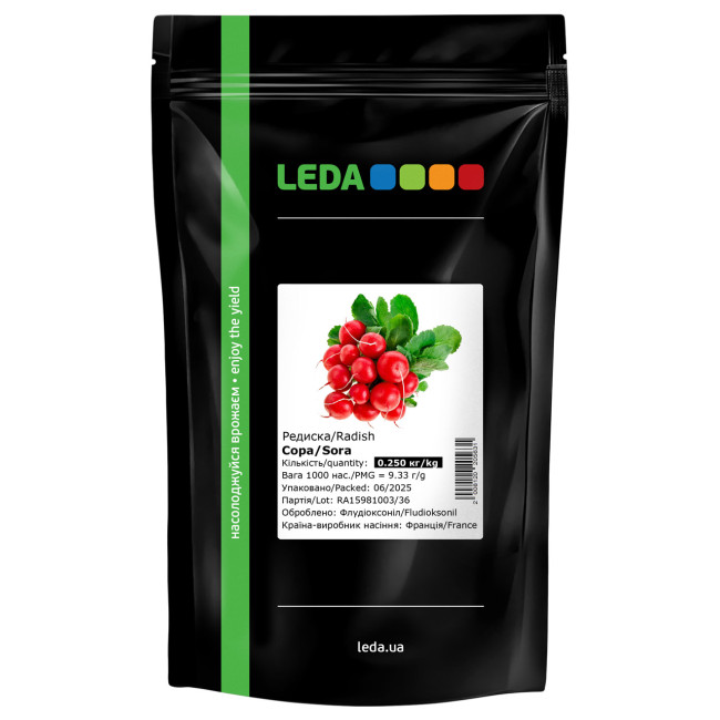 Сора Редиска 250 г (Leda) – Свежесть и Вкус В Каждом Кусочке