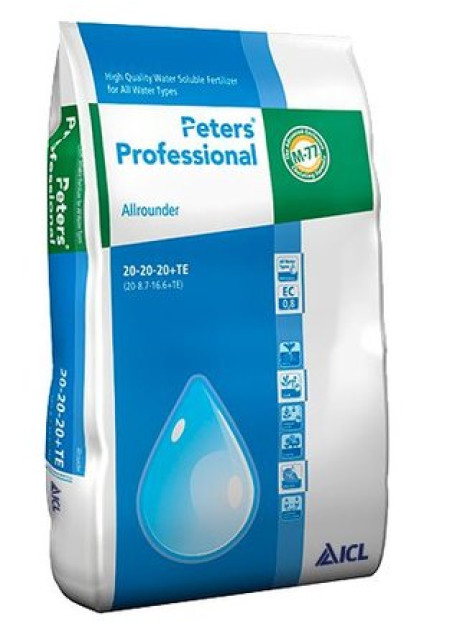 Удобрение Петерс Peters Professional Allrounder 20-20-20+TE ( Здоровый рост) 15 кг