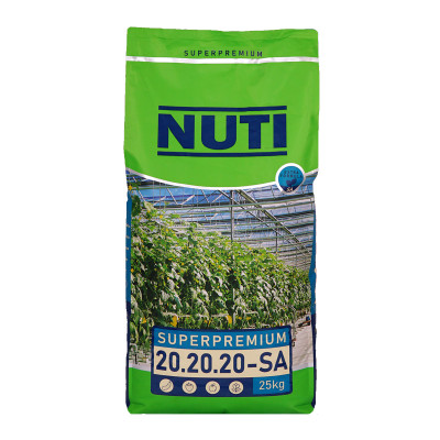 Водорастворимое удобрение SUPERPREMIUM 20.20.20-SA (NUTI) – 25 кг