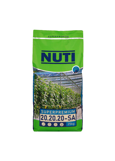 Водорастворимое удобрение SUPERPREMIUM 20.20.20-SA (NUTI) – 25 кг