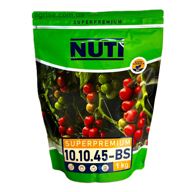 Водорастворимое удобрение SUPERPREMIUM 10.10.45-BS (NUTI) – 5 кг