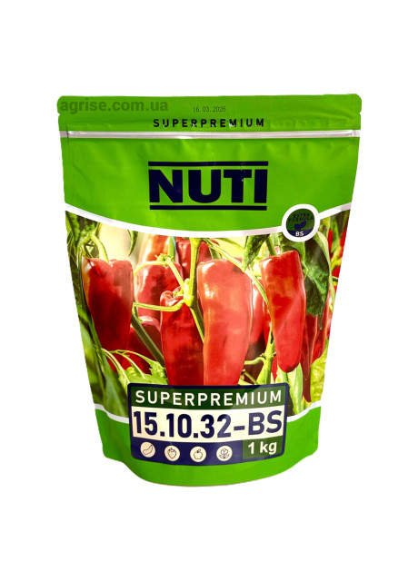 Водорастворимое удобрение SUPERPREMIUM Нути 15.10.32-BS NUTI 1 кг