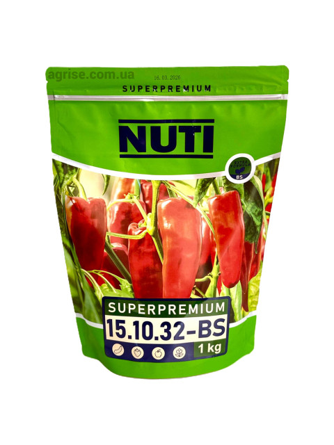Водорозчинне добриво SUPERPREMIUM Нуті 15.10.32-BS NUTI 1 кг