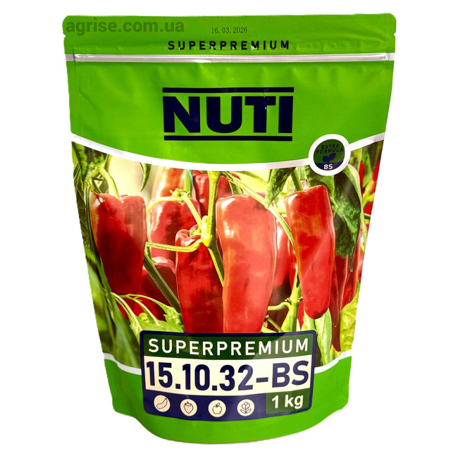 Водорастворимое удобрение SUPERPREMIUM Нути 15.10.32-BS NUTI 1 кг