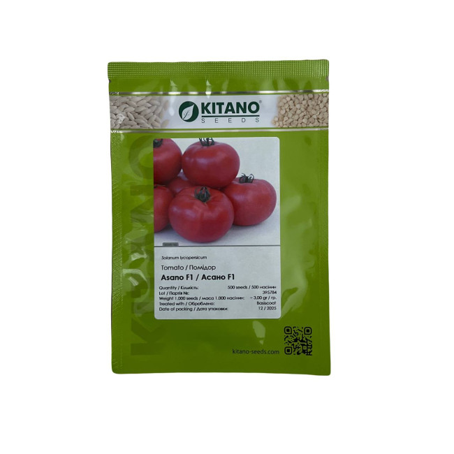 АСАНО (КС 38) F1 / ASANO (KS 38) F1 30 насінин — Томат Індетермінантний, Kitano Seeds