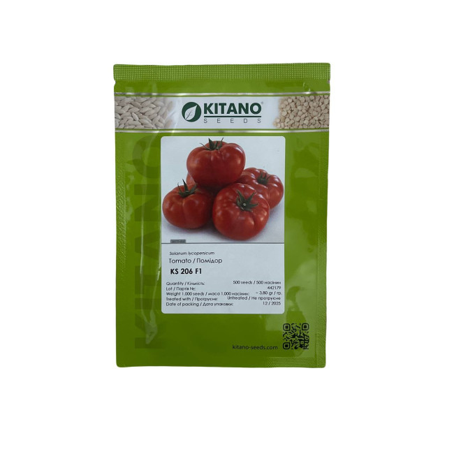 КС 206 F1 / KS 206 F1 30 насінин — Томат Індетермінантний, Kitano Seeds