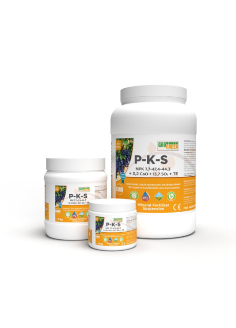 Удобрение Гель P-K-S 200 г NPK 7.7 - 47.4 - 44.3 + (3,2CaO+13,7SO₃ +TE) ГроГрин | Gro Green