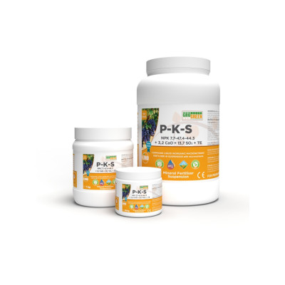Удобрение Гель P-K-S 1 кг NPK 7.7 - 47.4 - 44.3 + (3,2CaO+13,7SO₃ +TE) ГроГрин | Gro Green