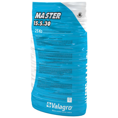 МАСТЕР NPK 15.5.30+2 / MASTER NPK 15.5.30+2 - 25 кг - комплексное минеральное удобрение, Valagro