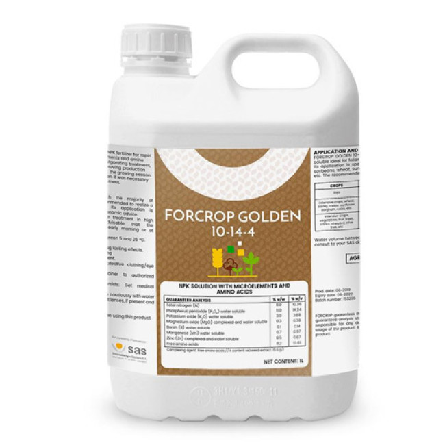 FOLCROP GOLDEN 10-14-4 — стимулятор для вегетативної фази 5 л