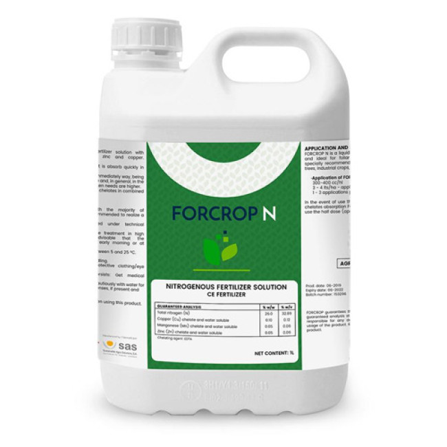 FOLCROP N — азотний стимулятор для вегетативної фази 1 л