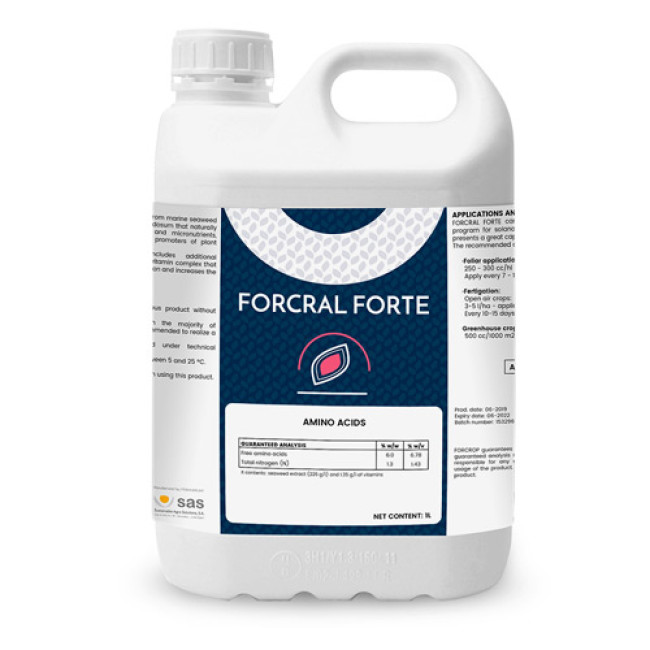 FORCRAL FORTE — антистрессовый биостимулятор для восстановления растений 5 л