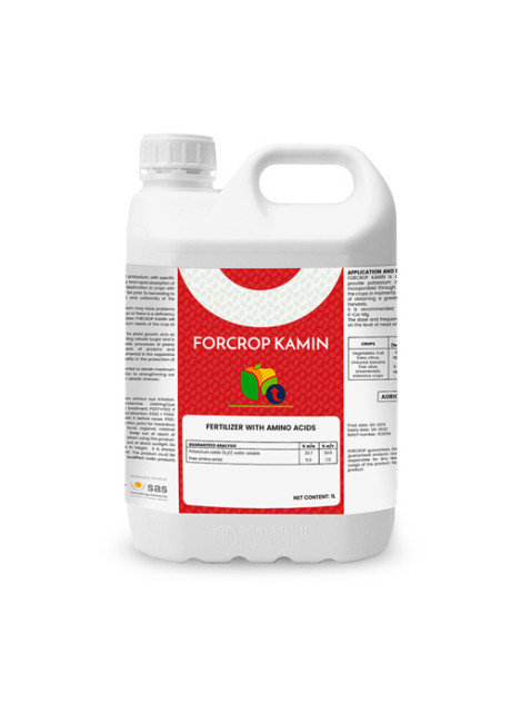 FORCROP KAMIN — калійне добриво з гліцином для кореневого підживлення 5 л