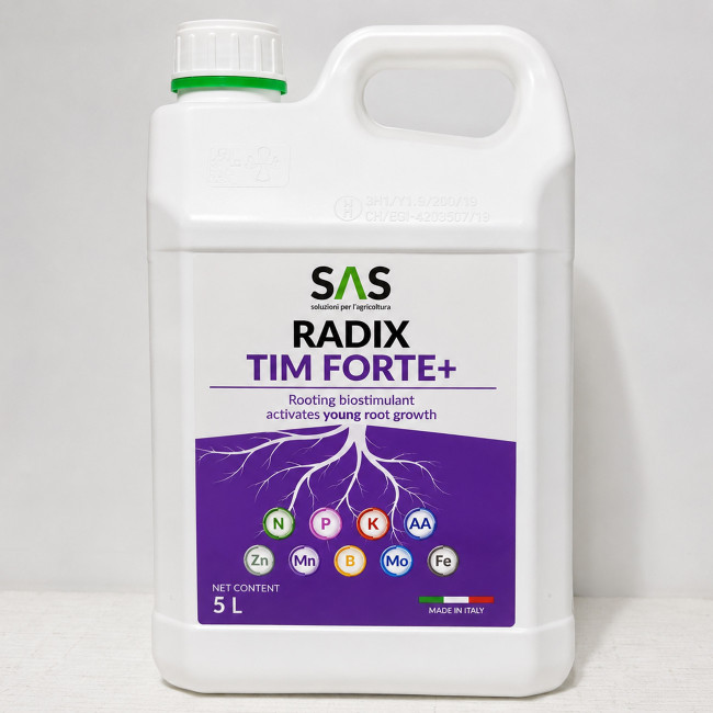 RADIX TIM FORTE+ — коренеутворюючий біостимулятор для активного росту коріння 5 л