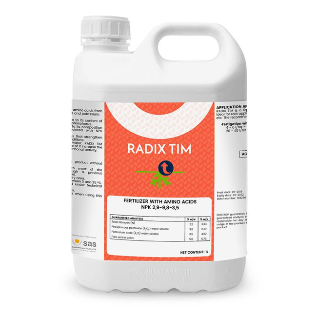 RADIX TIM — биостимулятор для развития корневой системы 1 л