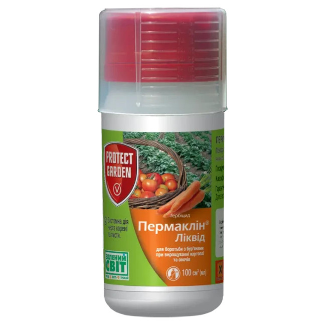 Гербицид Пермаклин Ликвид SC 600 100 мл Protect garden (Зенкор)