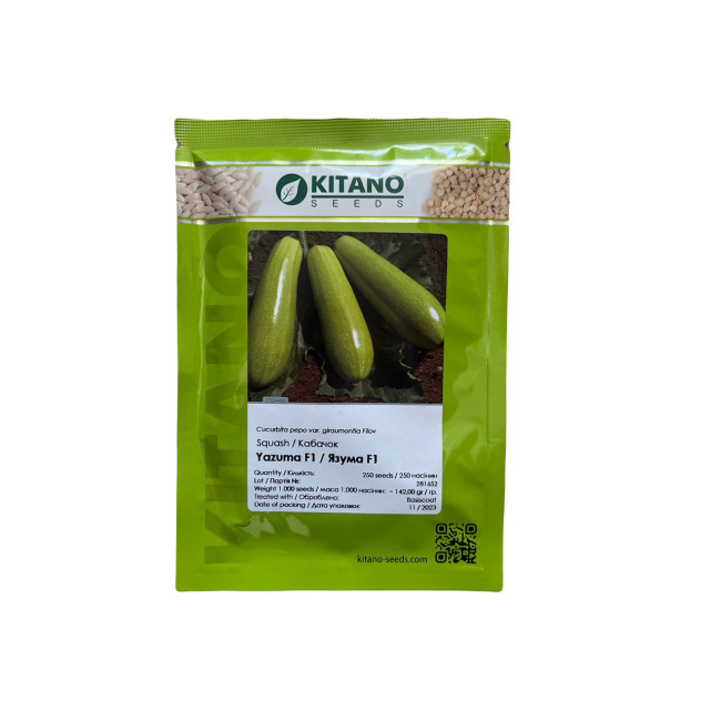 ЯЗУМА (КС 3714) F1 / YAZUMA (KS 3714) F1 250 семян - Кабачок, Kitano Seeds