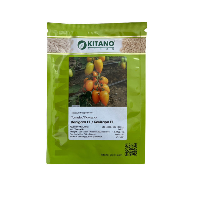 БЕНИГАРА (КС 1430) F1 / BENIGARA (KS 1430) F1 250 семян - Томат Индетерминантный, Kitano Seeds
