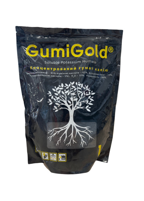 Гумі Голд стимулятор роста, Gumi Gold (Гумат калію) 1кг.