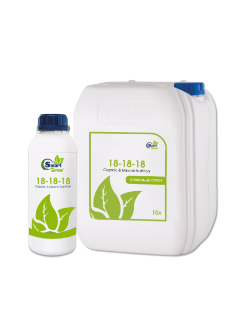 Универсальное удобрение SmartGrow 18-18-18, 1 л