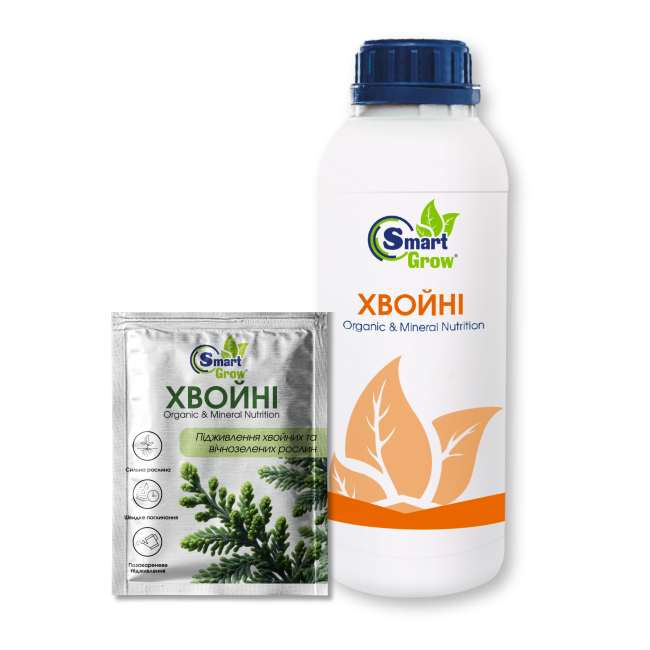 Органо-минеральное удобрение SmartGrow ХВОЙНЫЕ, 25 мл