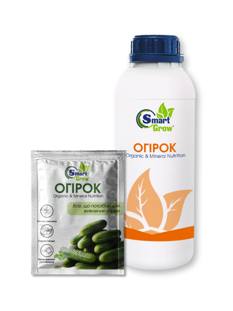 Органо-мінеральне добриво SmartGrow ОГІРОК, 1 л